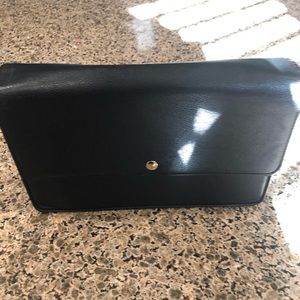 Black crossbody/ clutch purse
